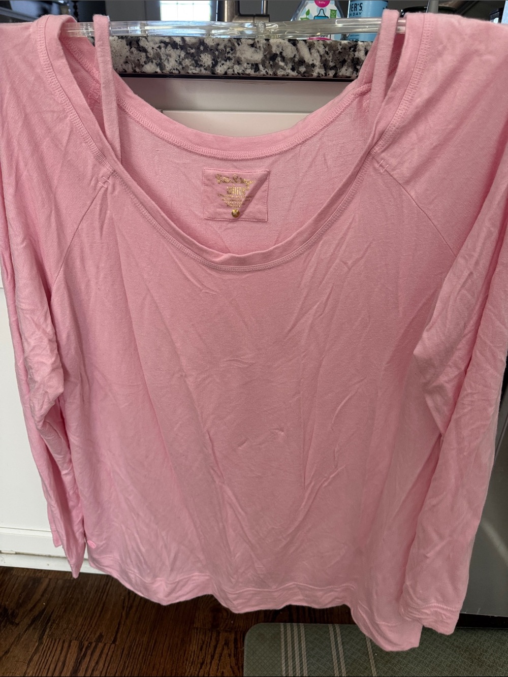 Lilly Pulitzer Pink Long-luxletic Lightweight Top